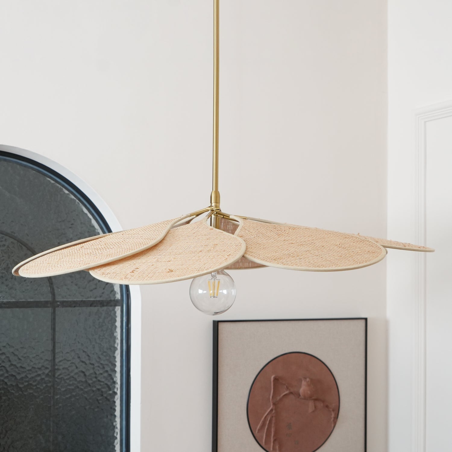 Petals Bloom Rattan Pendant Lamp Pendant light