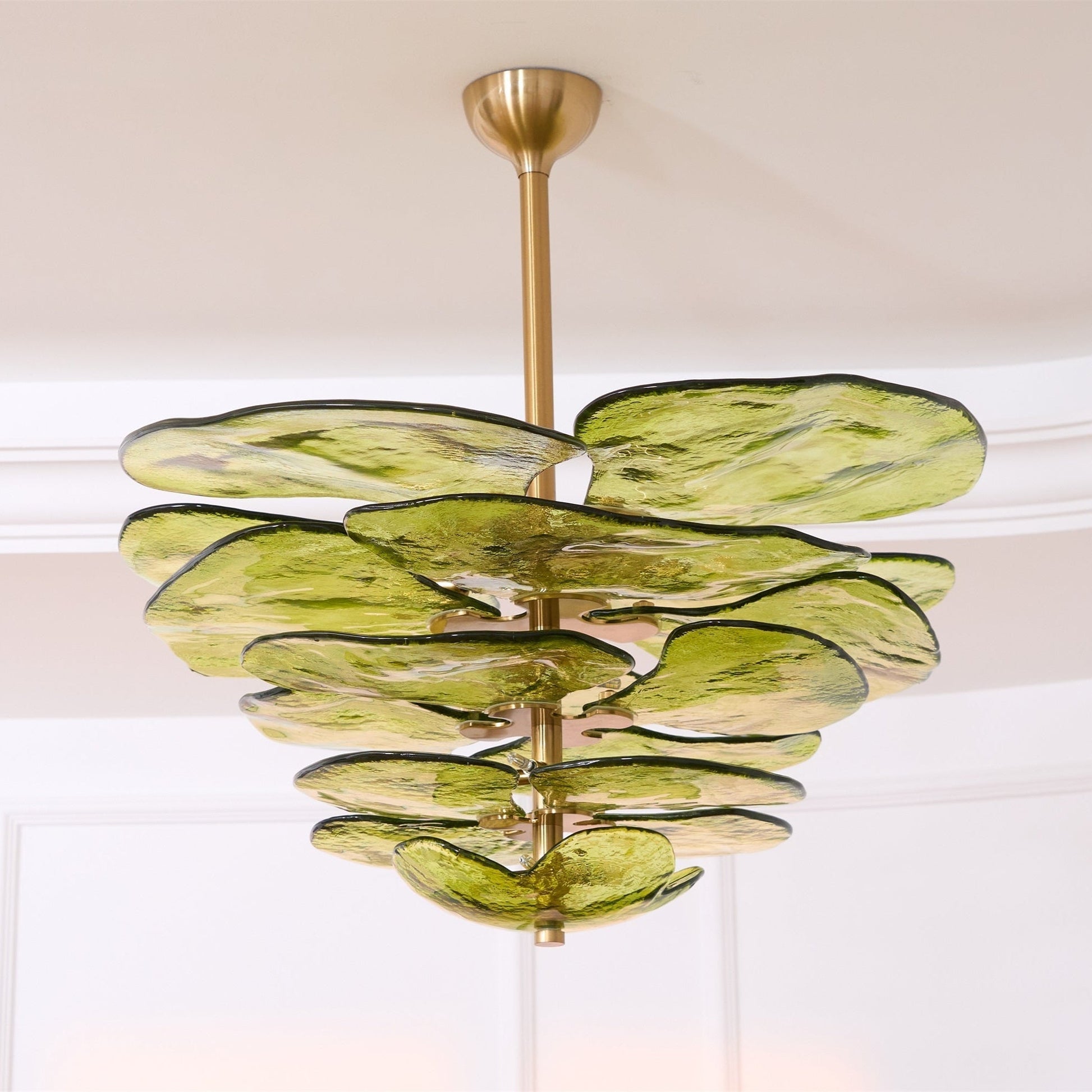 Petals Gold Murano Chandelier 1001 Chandelier