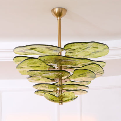 Petals Gold Murano Chandelier 1001 Chandelier