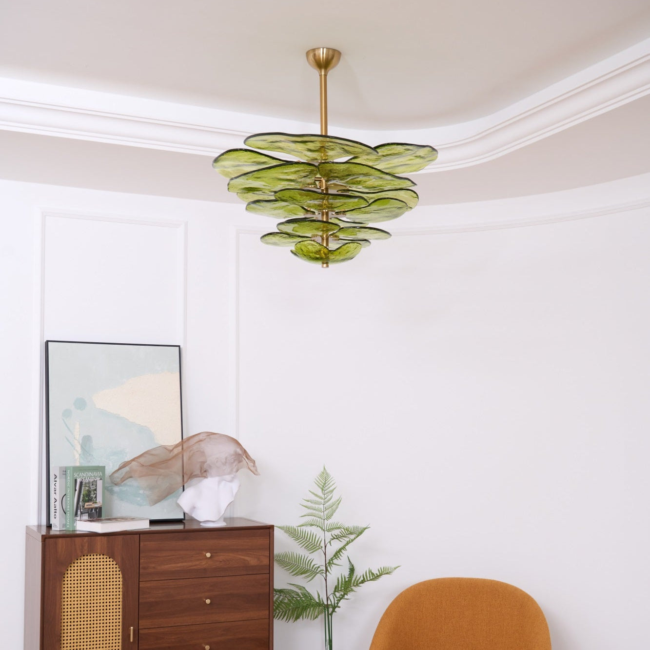 Petals Gold Murano Chandelier 1001 Chandelier