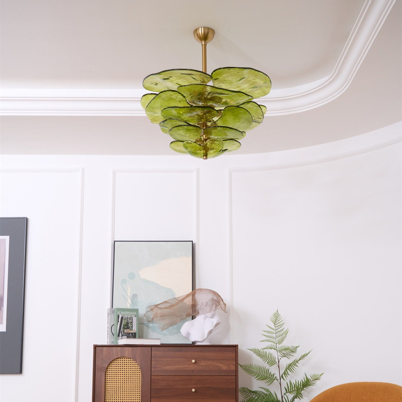 Petals Gold Murano Chandelier 1001 Chandelier