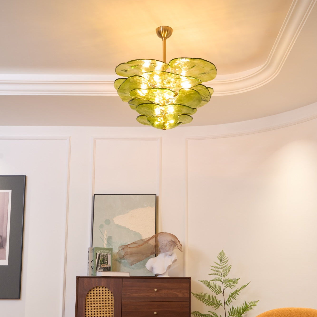 Petals Gold Murano Chandelier 1001 Chandelier