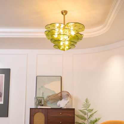 Petals Gold Murano Chandelier 1001 Chandelier