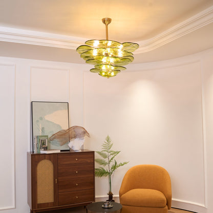Petals Gold Murano Chandelier 1001 Chandelier