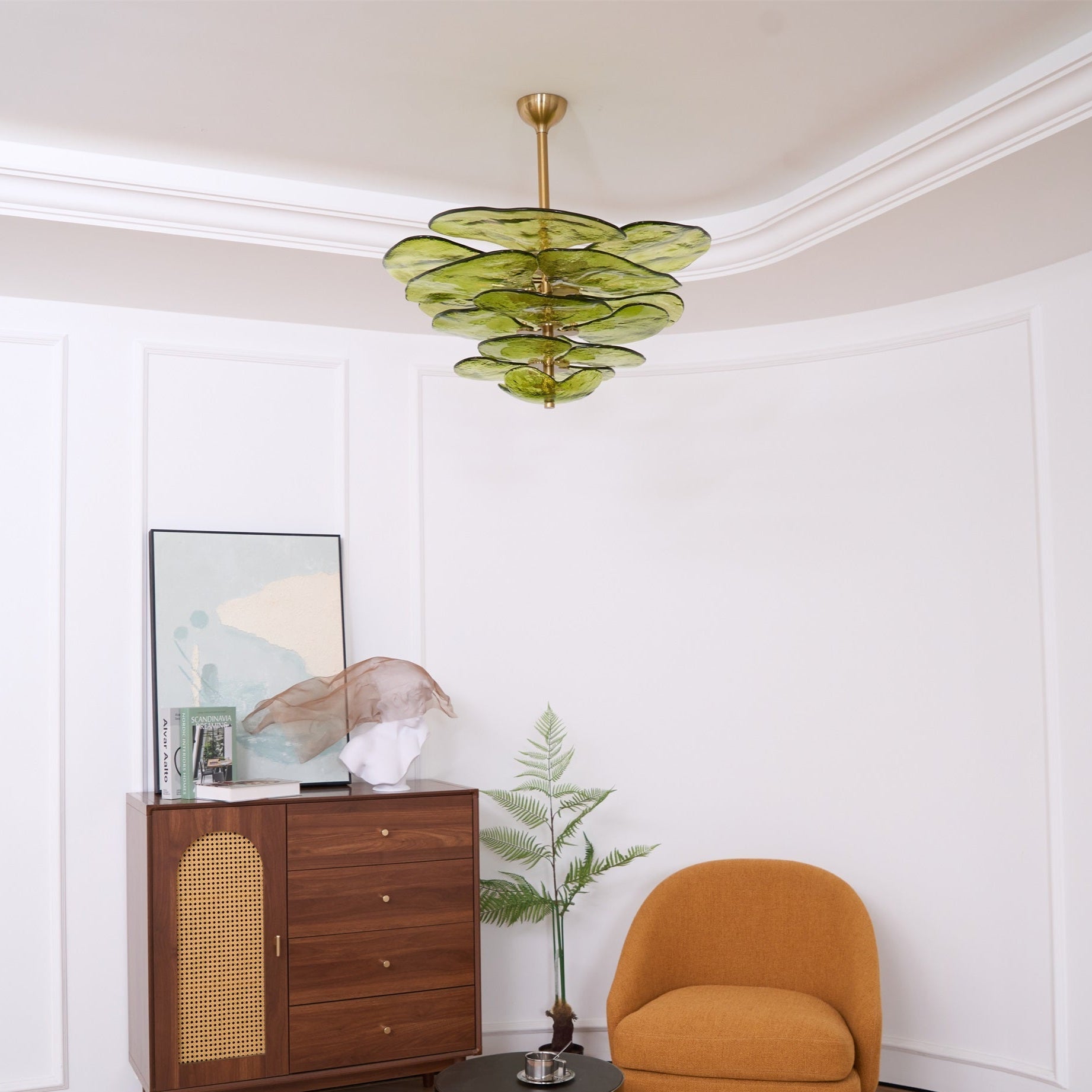 Petals Gold Murano Chandelier 1001 Chandelier