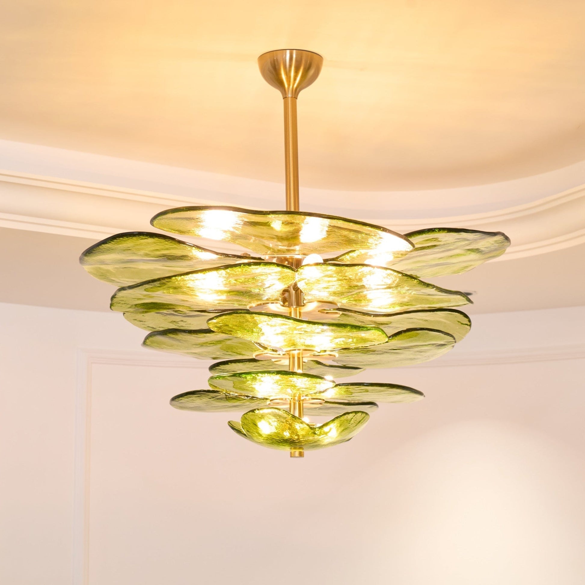 Petals Gold Murano Chandelier 1001 Chandelier