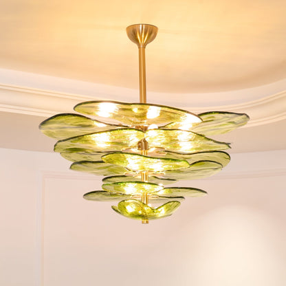 Petals Gold Murano Chandelier 1001 Chandelier