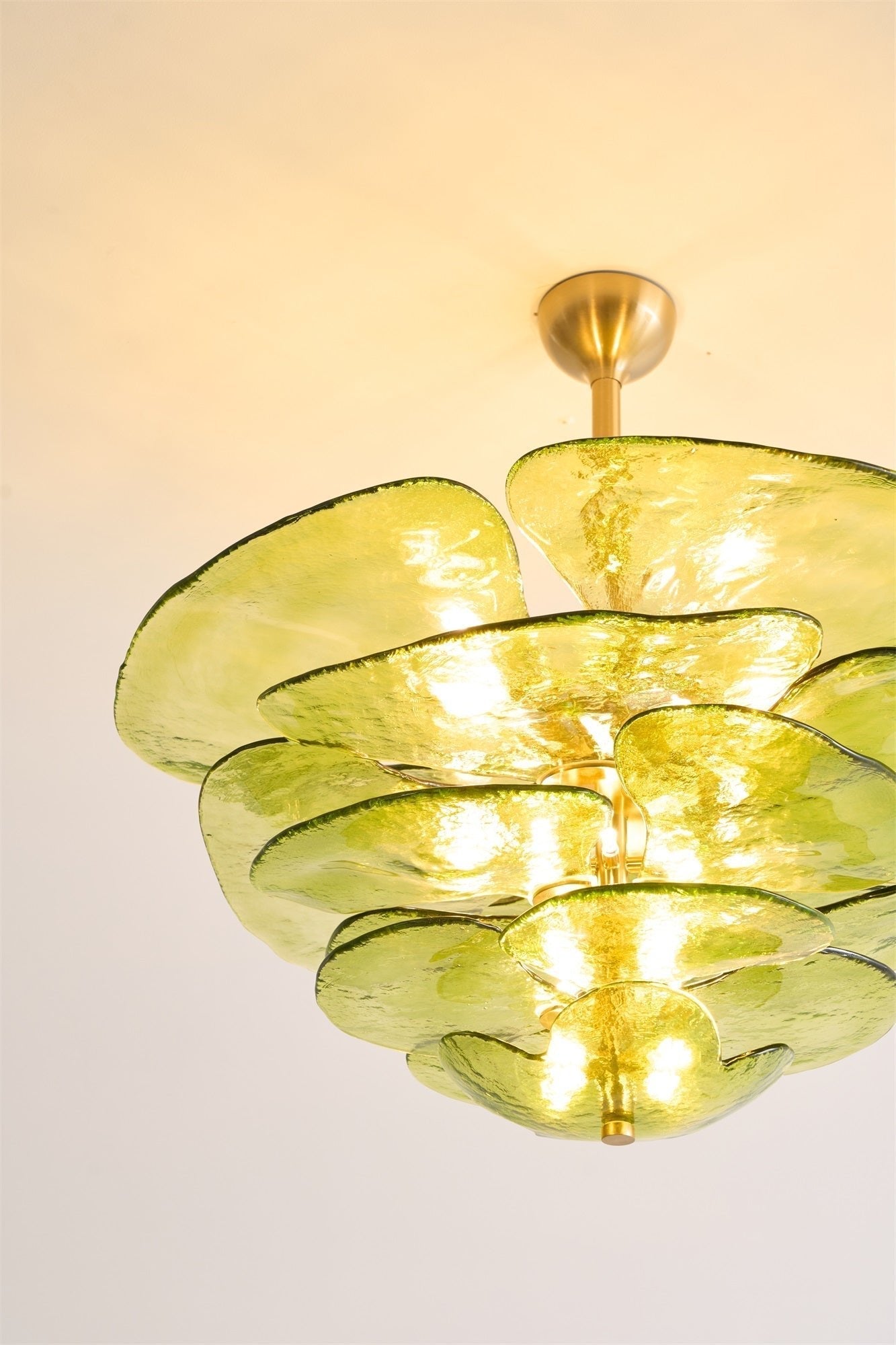 Petals Gold Murano Chandelier 1001 Chandelier
