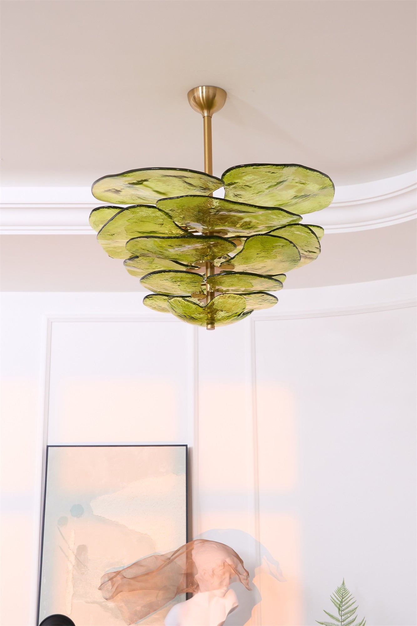 Petals Gold Murano Chandelier 1001 Chandelier