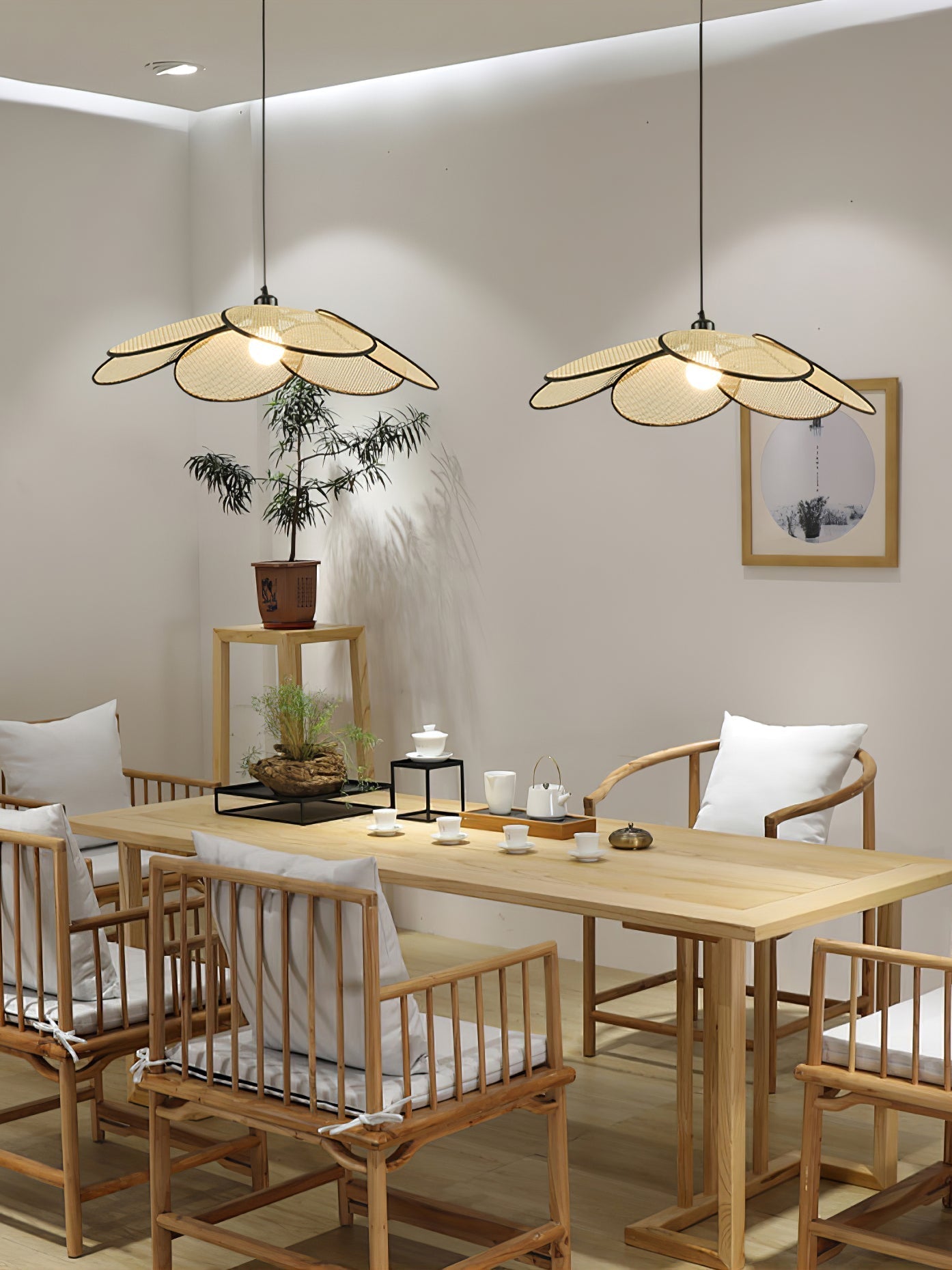 Petals Rattan Pendant Lamp Pendant light