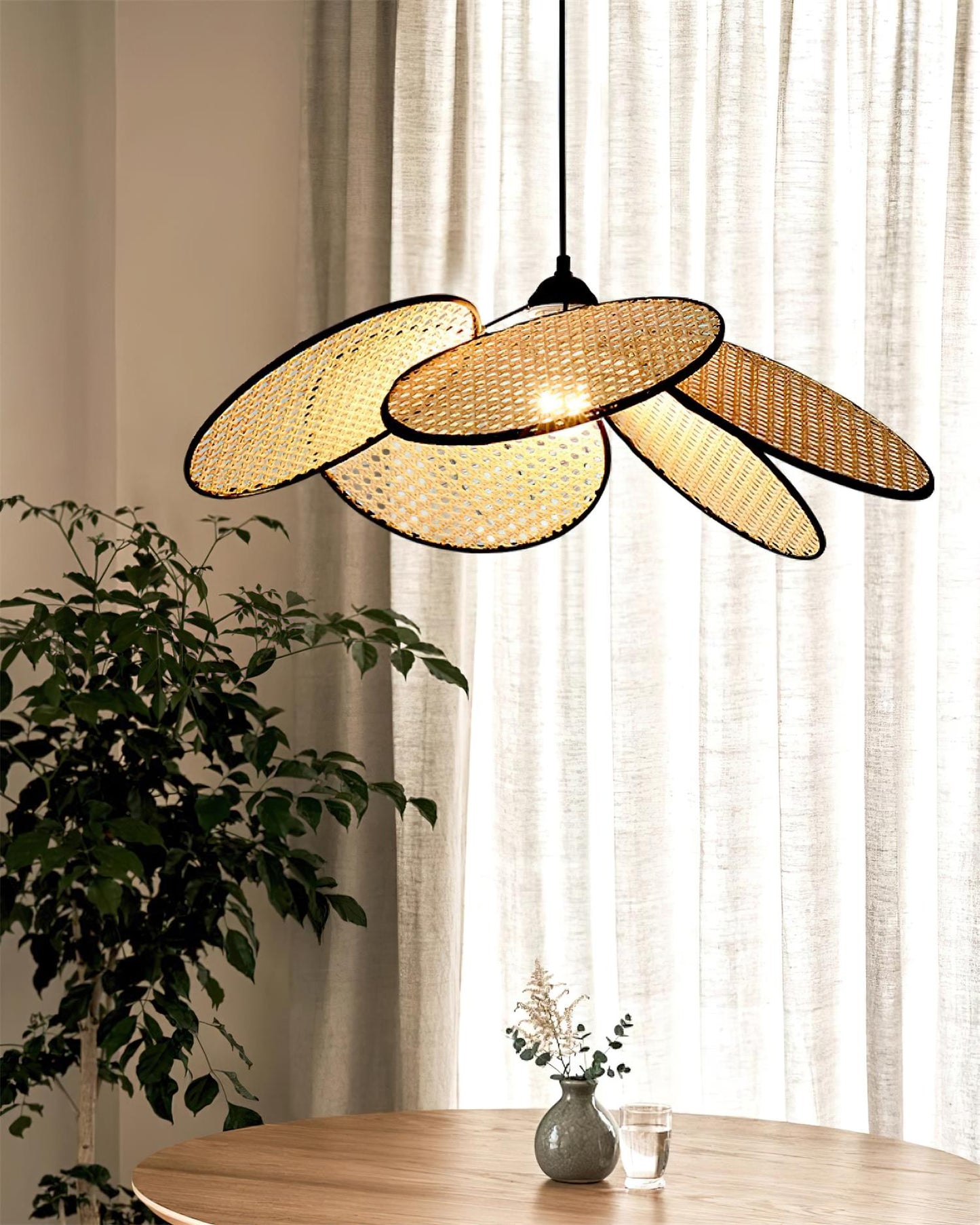 Petals Rattan Pendant Lamp Pendant light