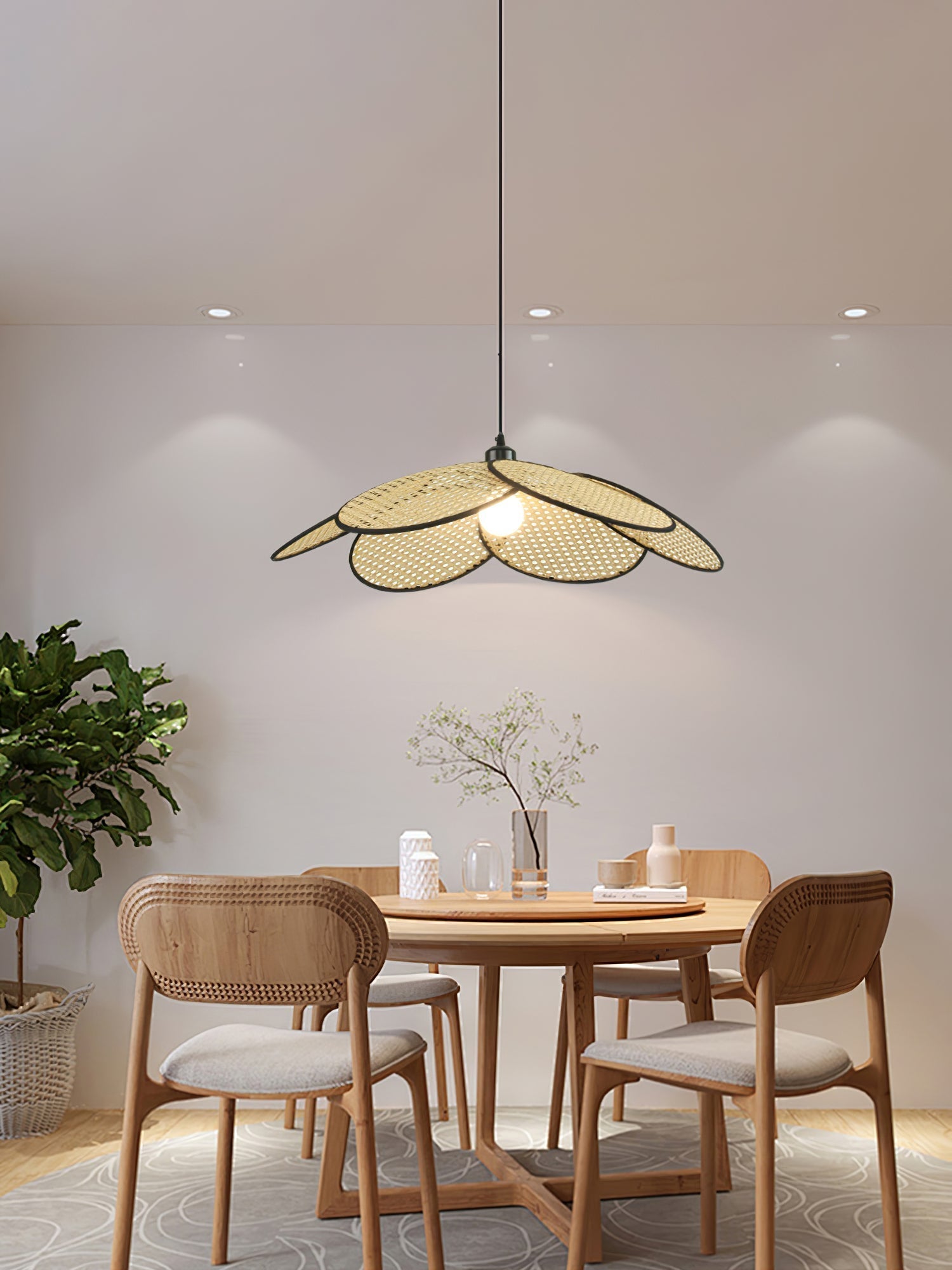 Petals Rattan Pendant Lamp Pendant light