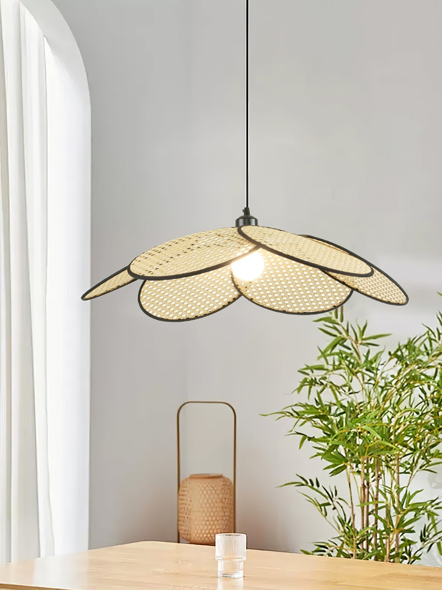 Petals Rattan Pendant Lamp Pendant light