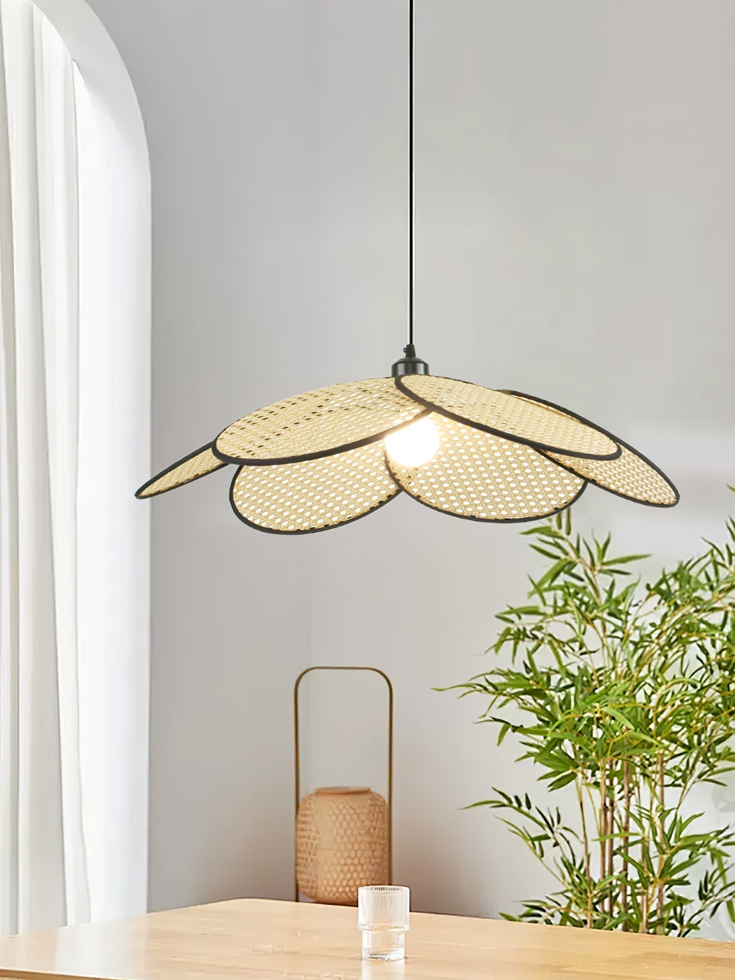 Petals Rattan Pendant Lamp Pendant light