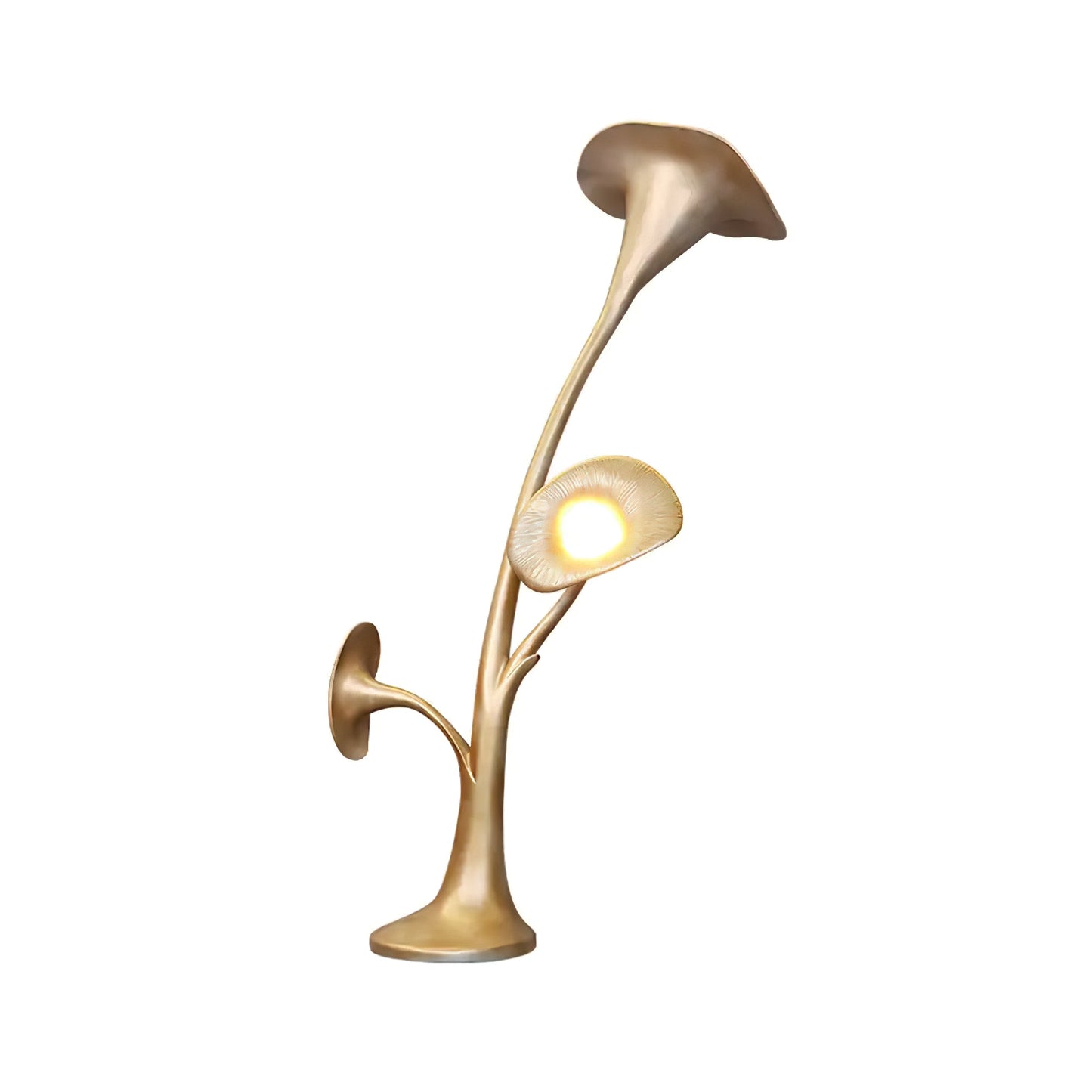 Petunia Sculpture Floor Lamp Dia 33.9″ x H 59.8″ / Gold / US Plug Floor lamp