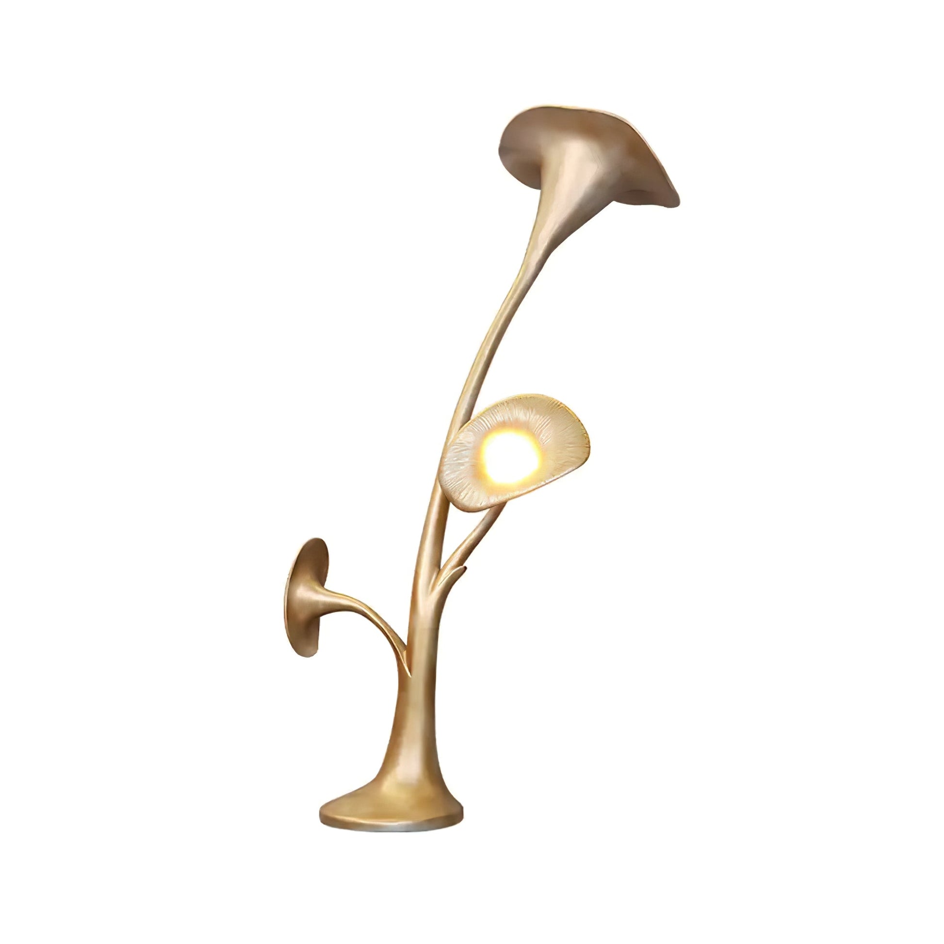 Petunia Sculpture Floor Lamp Dia 33.9″ x H 59.8″ / Gold / US Plug Floor lamp