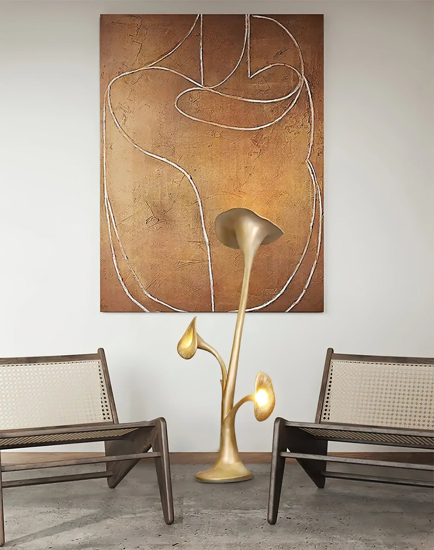 Petunia Sculpture Floor Lamp Floor lamp