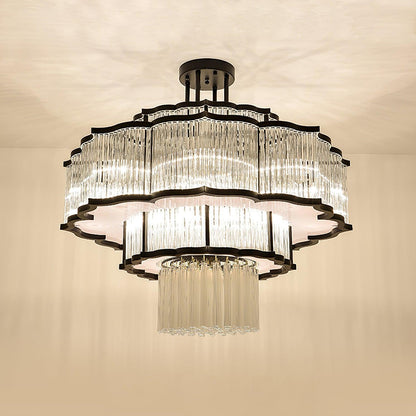 Pharo Ii Chandelier Dia 23.6″ x H 35.4″ / Dia 60cm x H 90cm / Black Chandelier