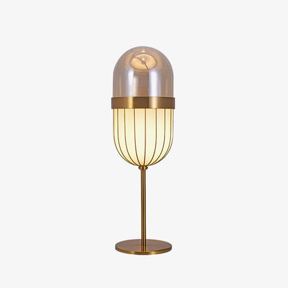 Pill Table Lamp Dia 6.7″ x H 20.5″ / Dia 17cm x H 52cm / Gold / US plug Table lamp