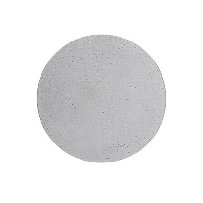 Pin Wall Lamp Dia 7.1″ x H 1.6″ / Dia 18cm x H 4cm / Cement Grey / Warm Light Wall lamp