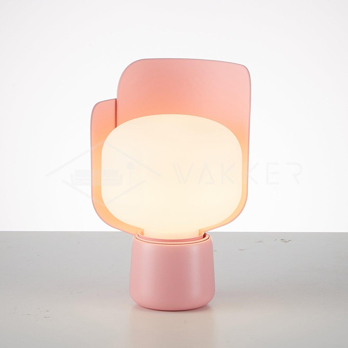 Petals Glass Table Lamp ? 5.9″ x H 9.4″ / Dia 15cm x H 24cm / Pink / US Plug Table lamp