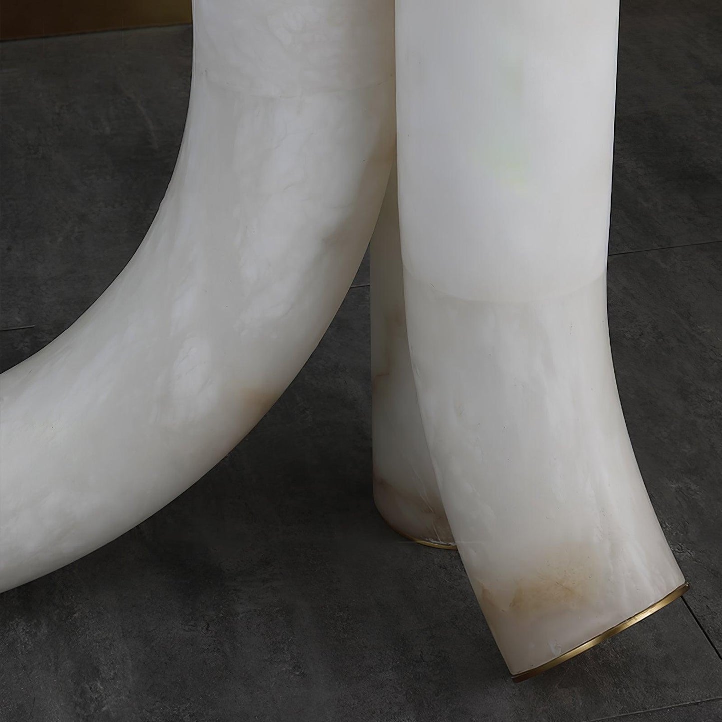 Piped Alabaster Floor Lamp Floor lamp