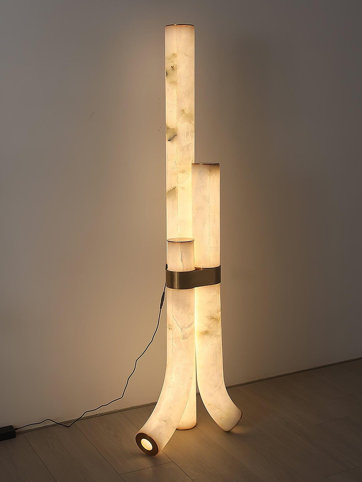 Piped Alabaster Floor Lamp Floor lamp