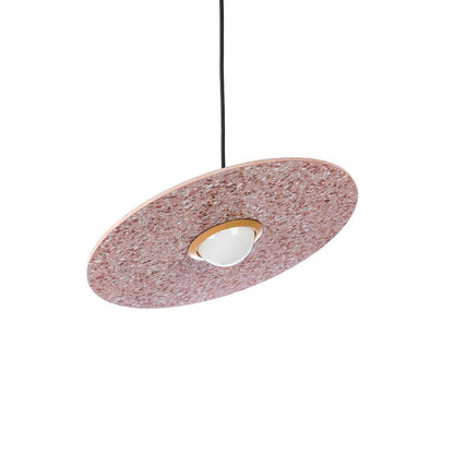Planet Pendant Lamp Dia 15.8″ x H 5.9″ / Dia 40cm x H 15cm / Red Terrazzo Pendant light
