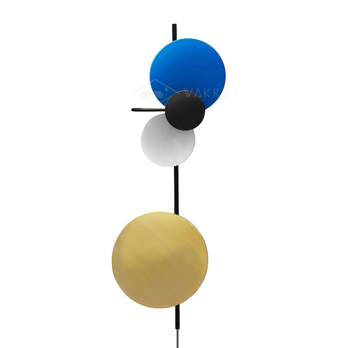 Planet Plug-in Wall Lamp ? 7.1″ X H 21.7″ / Dia 18cm X H 55cm / Electric Blue / US Plug Wall lamp