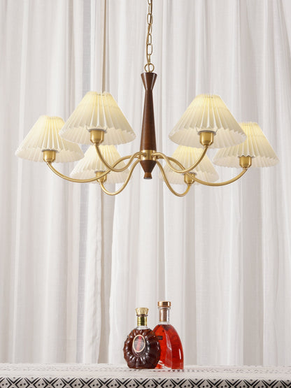Pleated Chandelier Chandelier