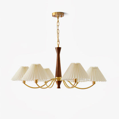 Pleated Chandelier Chandelier