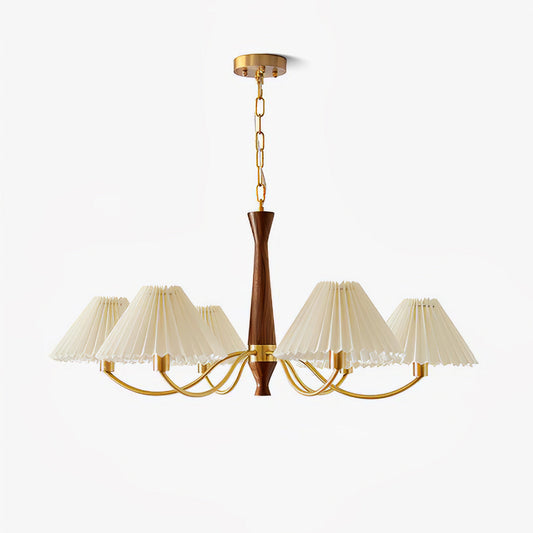 Pleated Chandelier Chandelier