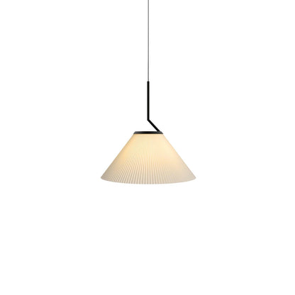 Pleated Skirt Pendant Light 1 Head Dia 15.7″ x H 15.7″ / Dia 40cm x H 40cm / Black & Beige Pendant light