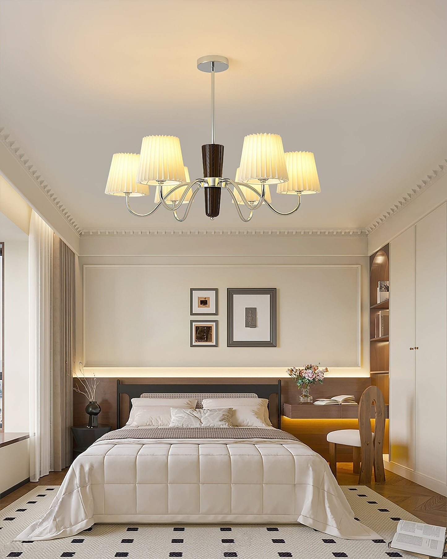 Plisse Chandelier Chandelier