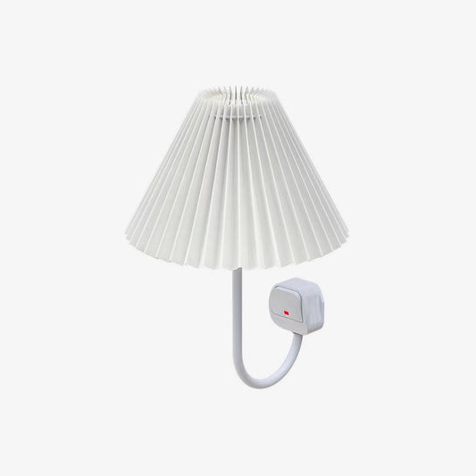 Plug-in Wall Light Dia 7.9″ x H 12.2″ / Dia 20cm x H 31cm / White / US plug Wall lamp