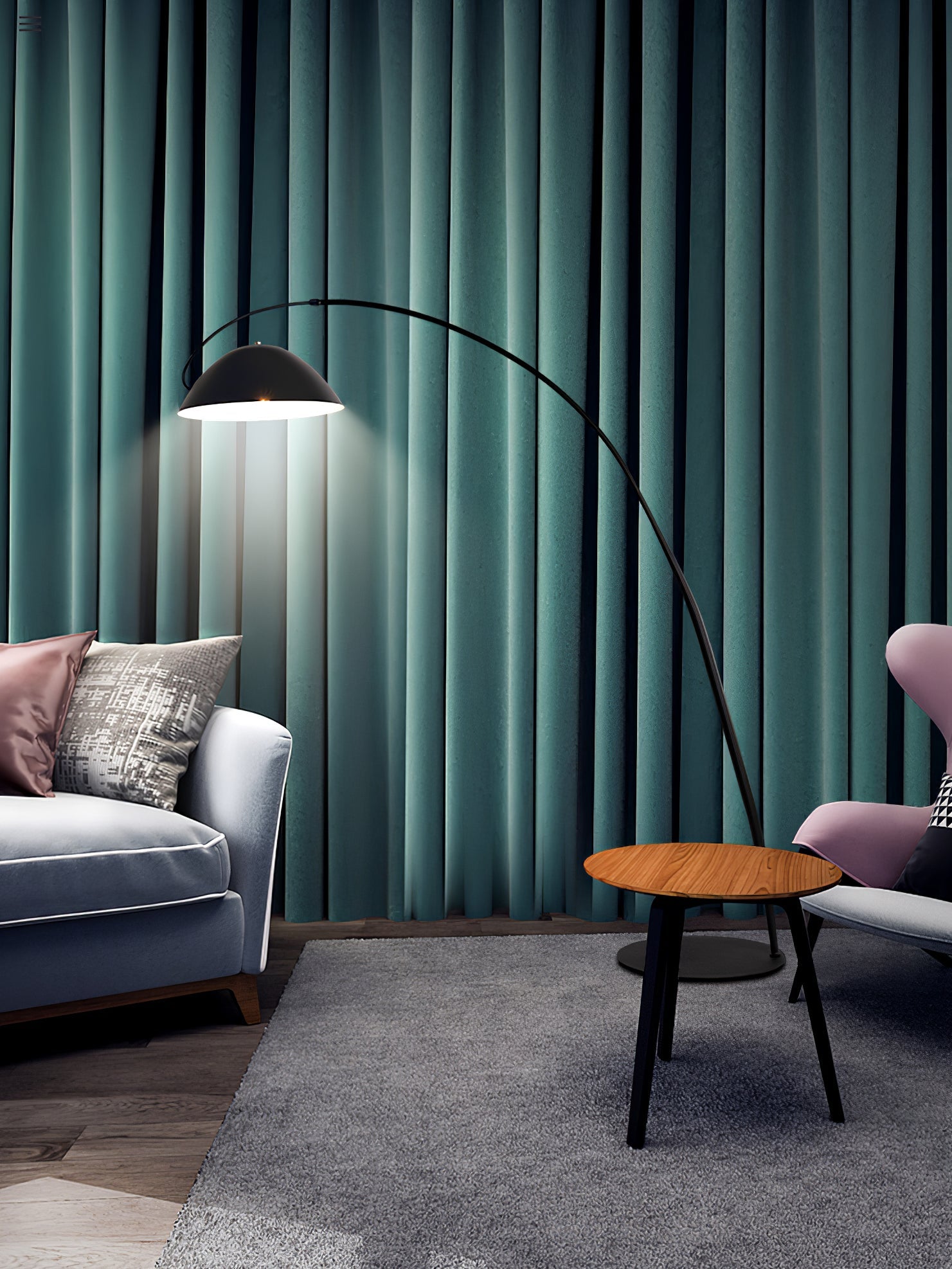 Verse Arc Floor Lamp Floor lamp