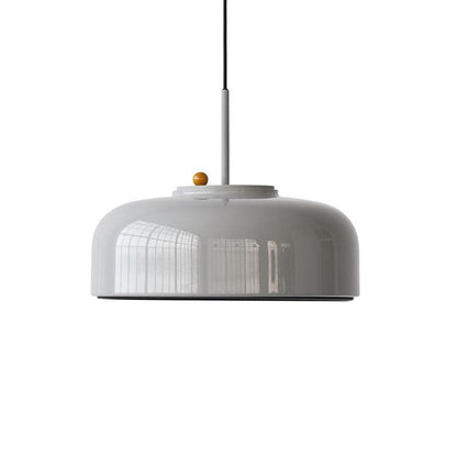 Podgy Pendant Light Dia 16.5″ x H 10.6″ / Dia 42cm x H 27cm / Grey / Warm White Pendant light