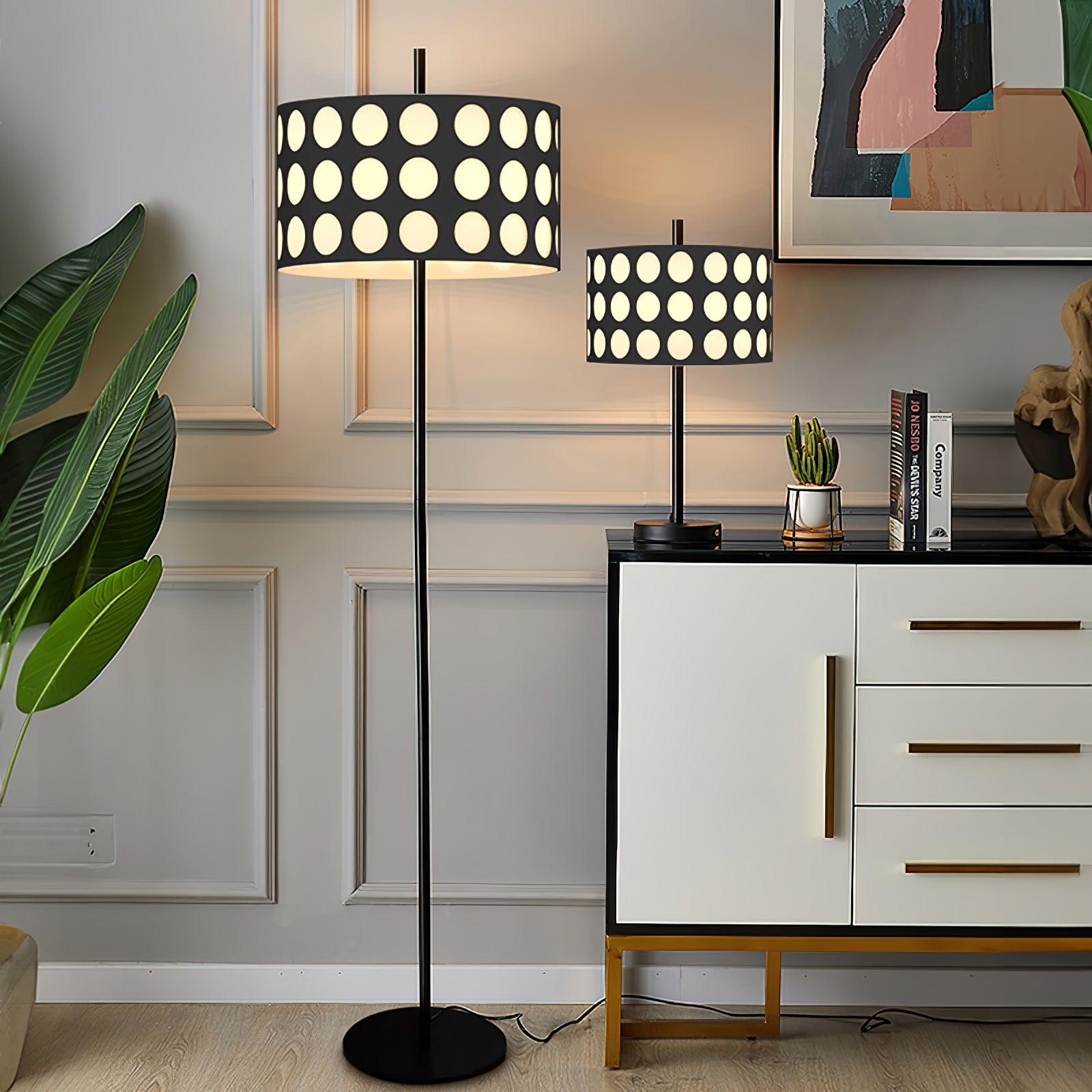 Polka Arc Fabric Floor Lamp Floor lamp