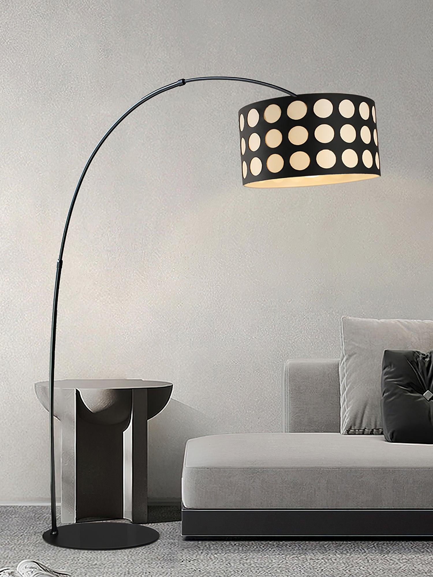 Polka Arc Fabric Floor Lamp Floor lamp