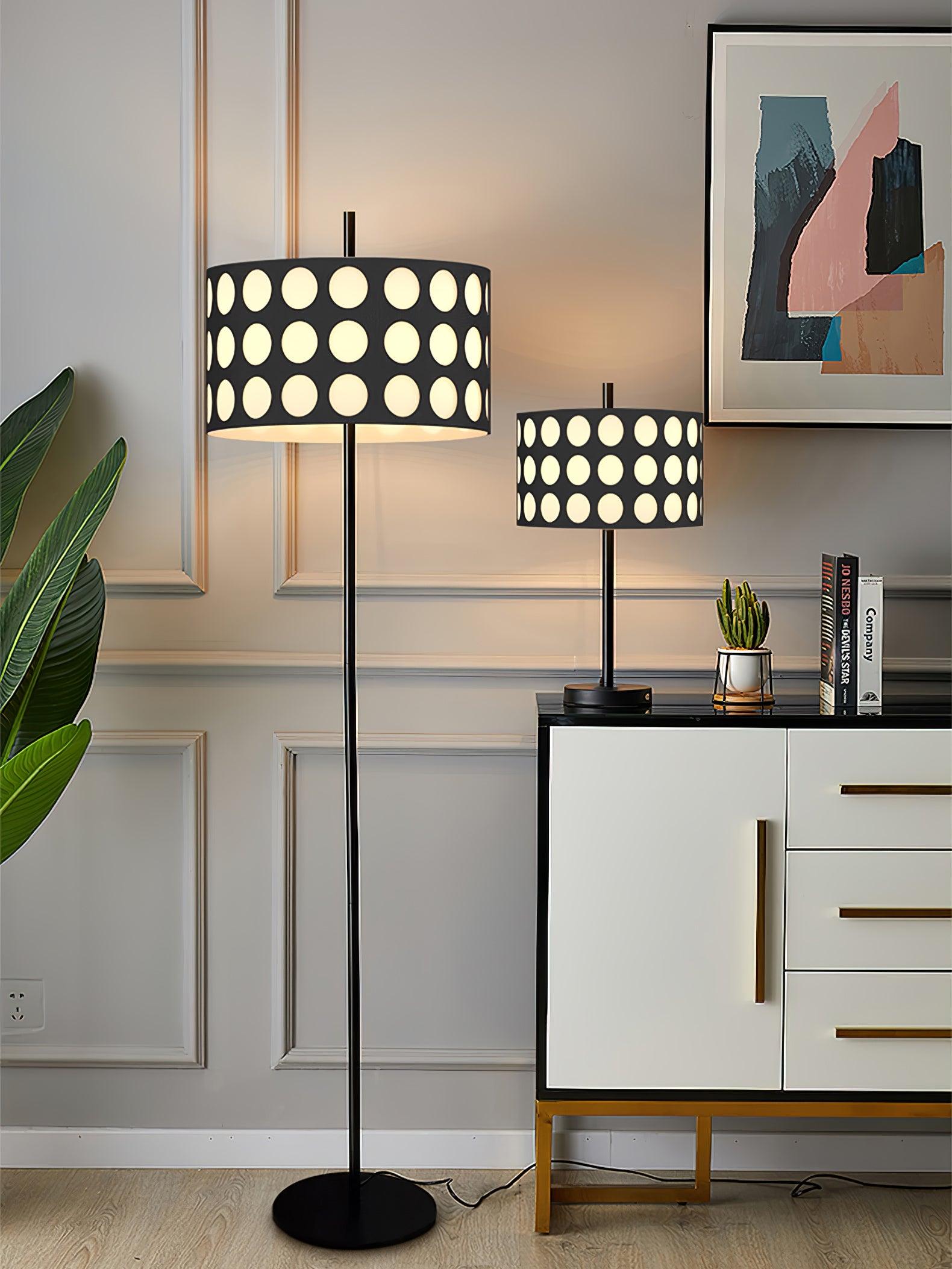 Polka Arc Fabric Floor Lamp Floor lamp
