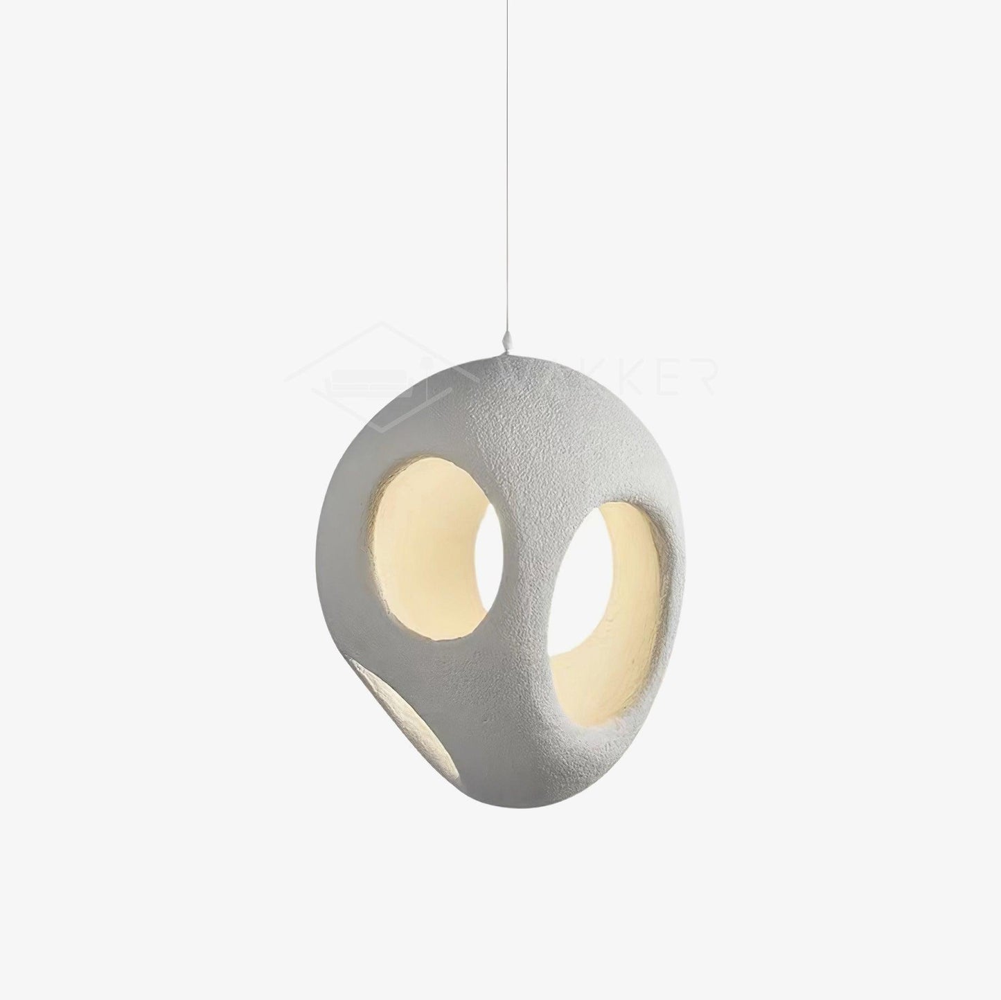 Polystyrene Pendant Light Dia 13.8″ x H 19.7″ / Dia 35cm x H 50cm / White Pendant light