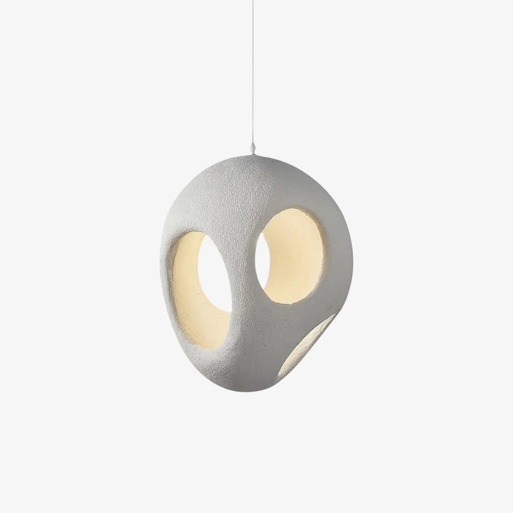 Polystyrene Pendant Light Dia 13.8″ x H 19.7″ / Dia 35cm x H 50cm / White Pendant light