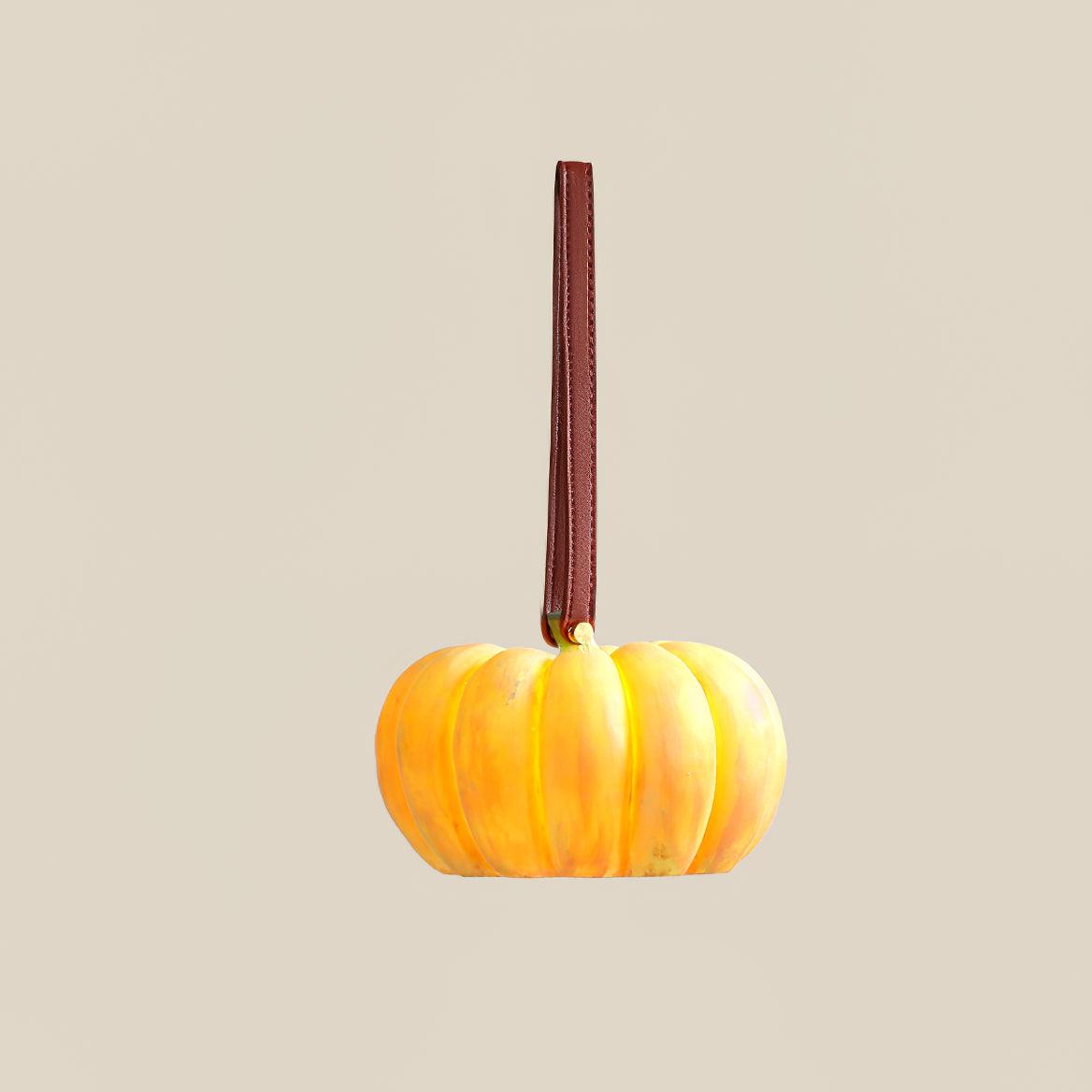 Portable Pumpkin Built-in Battery Table Lamp Portable Dia 7.1″ x H 4.7″ / Dia 18cm x H 12cm / Yellow / USB Table lamp