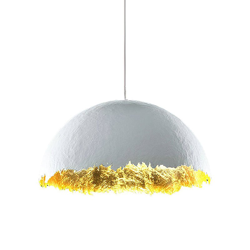 Postkrisi Pendant Light Dia 19.7″ x H 10.6’’ / White & Gold Pendant light