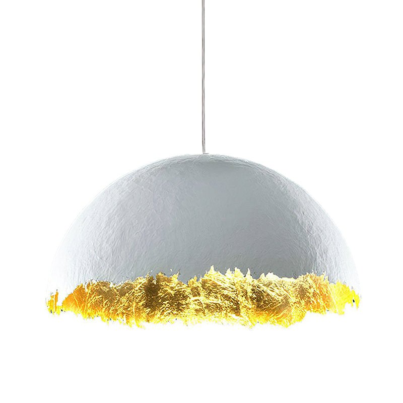 Postkrisi Pendant Light Dia 23.6″ x H 12.6’’ / White & Gold Pendant light