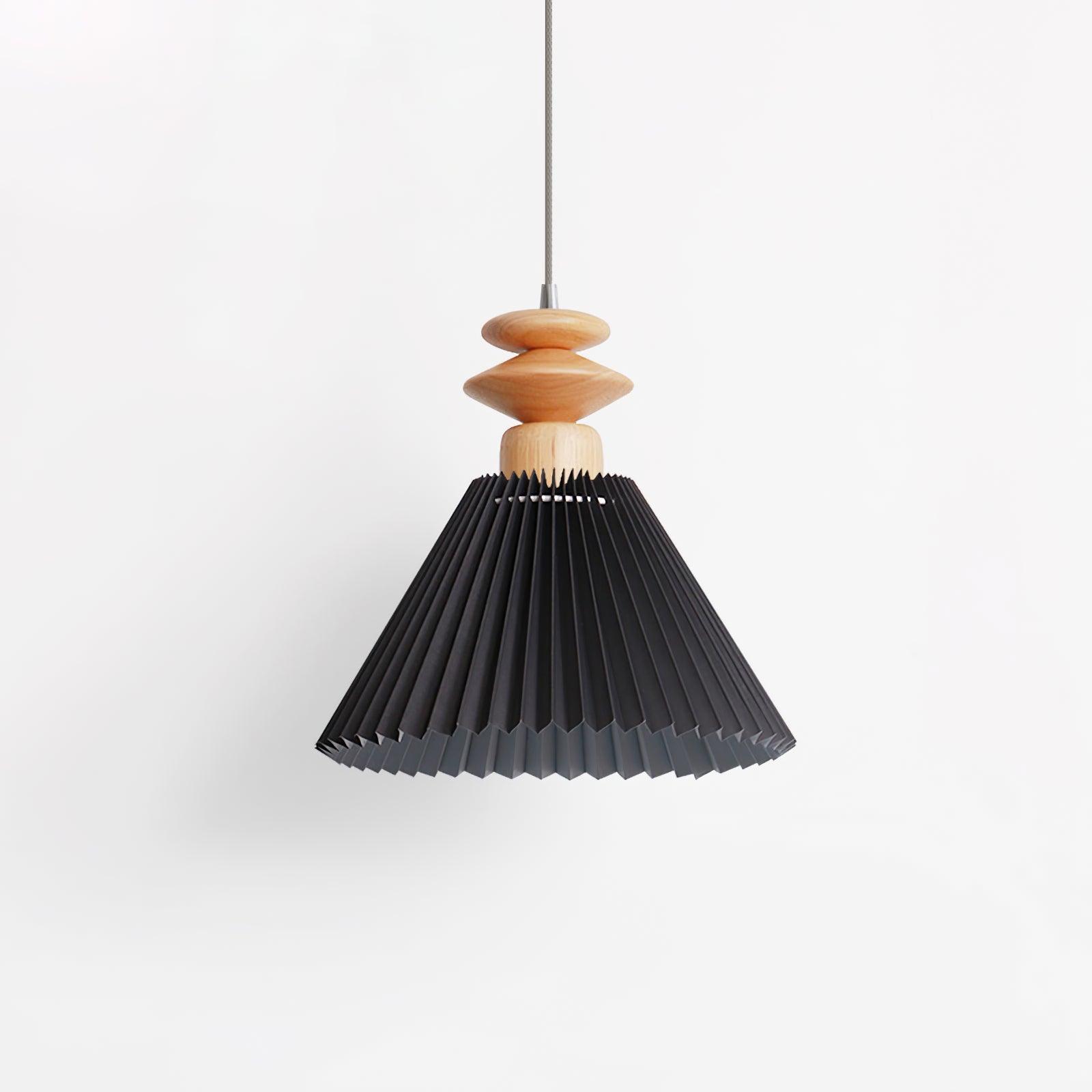 Prairie Pendant Light Model A: Dia 11″ x H 11″ / Dia 28cm x H 28cm / Black Pendant light