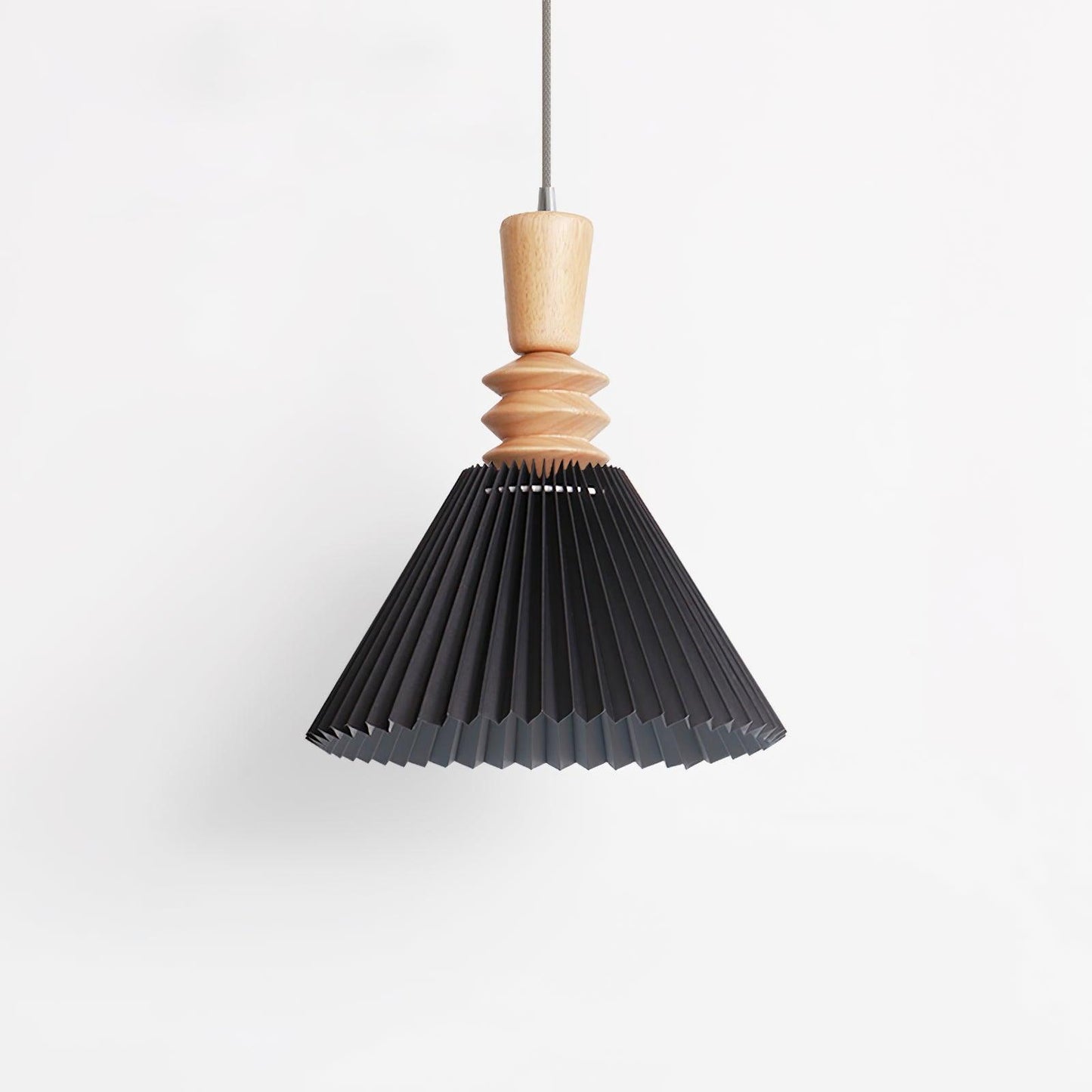 Prairie Pendant Light Model C: Dia 11″ x H 12.2″ / Dia 28cm x H 31cm / Black Pendant light