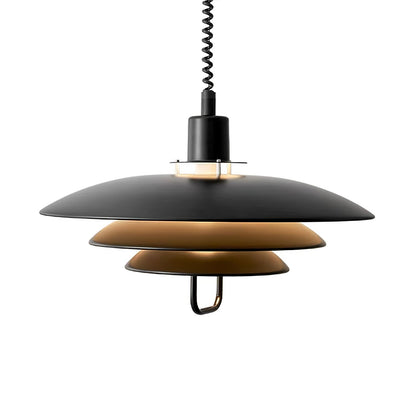 Poul Pendant Lamp Dia 19.7″ x H 12.6″ / Dia 50cm x H 32cm / Black Pendant light