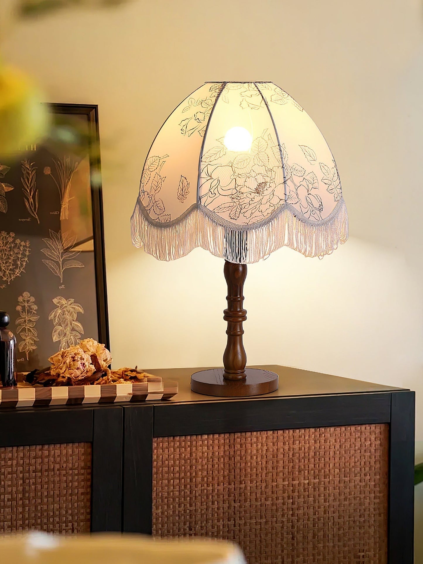 Printed Tassel Table Lamp Table lamp