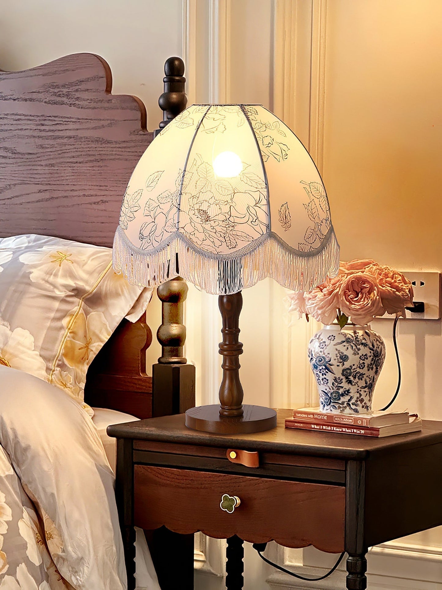 Printed Tassel Table Lamp Table lamp